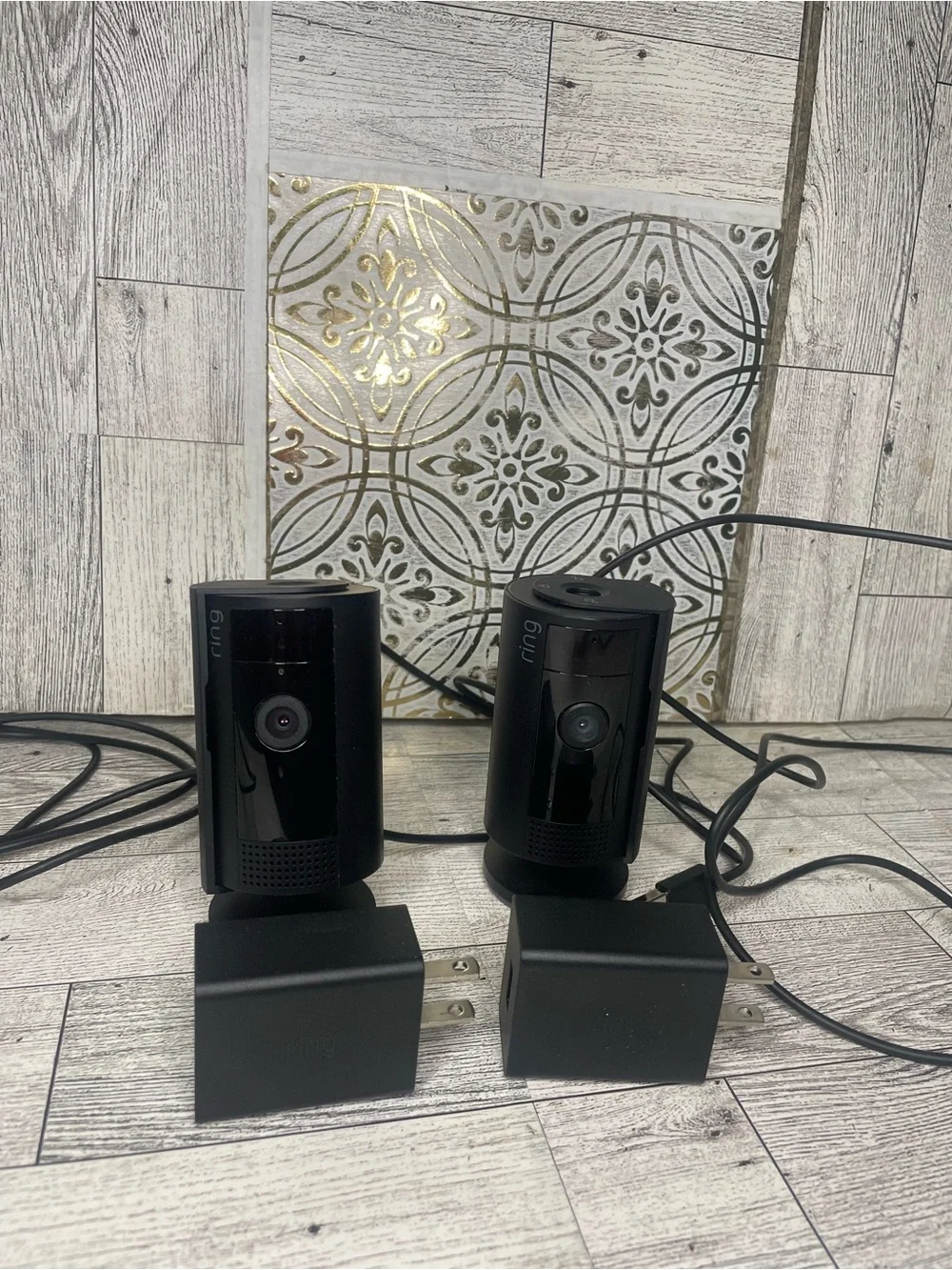 Ring indoor cam(2nd gen)black wired plug in